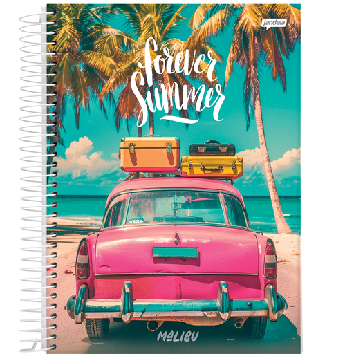 [74717] CUADERNO JANDAIA UNIVERSITARIO TAPA DURA  80 HOJAS RAYADAS MALIBU CALI