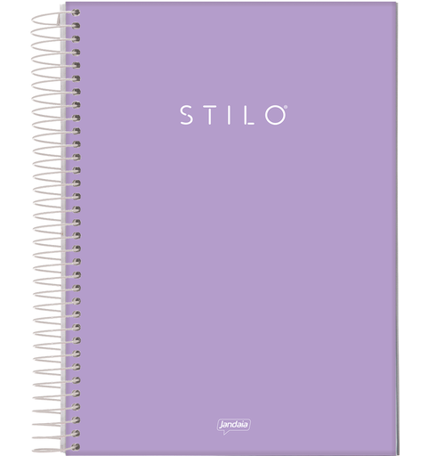 [79824] CUADERNO JANDAIA UNIVERSITARIO TAPA DURA  80 HOJAS RAYADAS STILO COLORES PASTEL