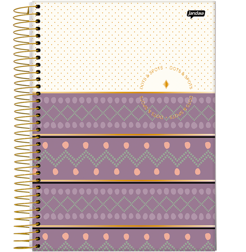 [72798] CUADERNO JANDAIA UNIVERSITARIO TAPA DURA  80 HOJAS RAYADAS DOTS Y SPOTS