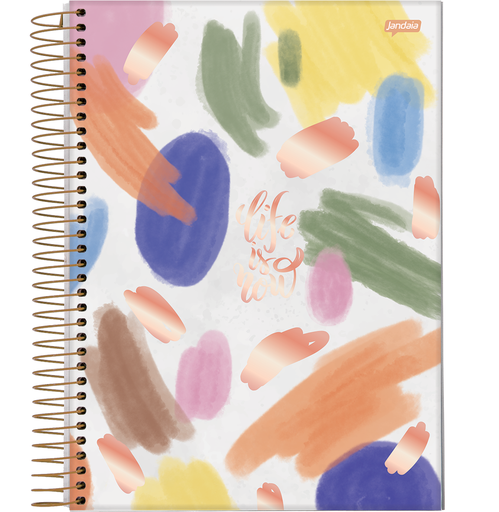 [69016] CUADERNO JANDAIA UNIVERSITARIO TAPA DURA  80 HOJAS RAYADAS LA CREME