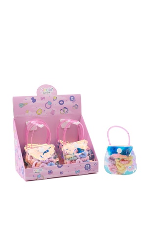 [200005] SOBRE CARTERA COLITAS KIRUKI PARA EL PELO CHICA X20 FLORES