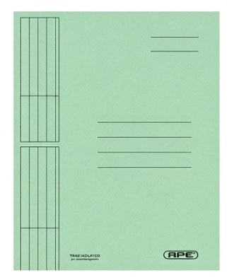 [52453] CARPETA 3 SOLAPAS OFICIO F/40 X25 VERDE