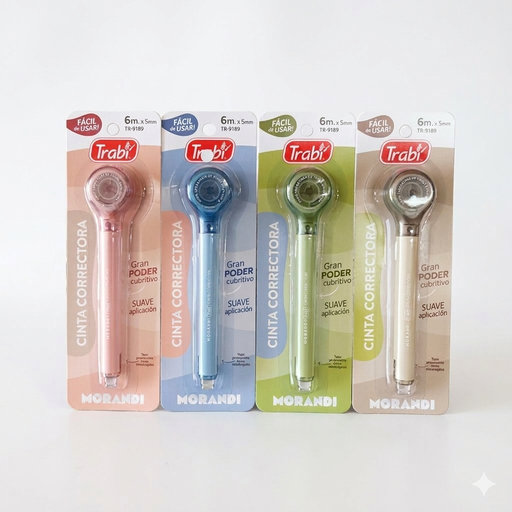 [TR-89189] CINTA CORRECTORA TRABI MORANDI TIPO LAPICERA 5MMX6M
