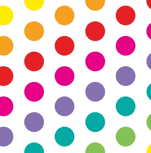 [049] PAPEL PEQUE PARA FORRAR 50X70 X10 LUNARES ARCOIRIS