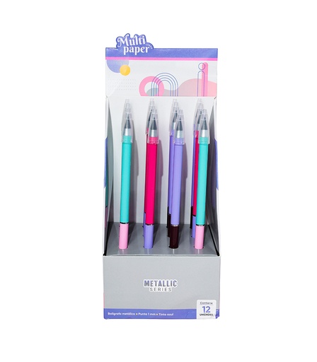 [26-104] BOLIGRAFO MP METALICO +LAPIZ INFINITO  X12