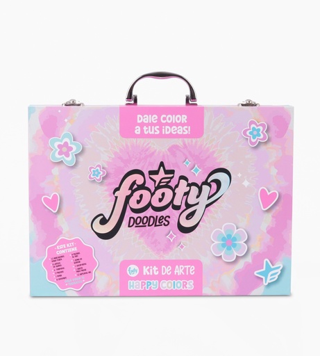 [SET 505] SET DE ARTE FOOTY HAPPY COLOURS DYE HEART